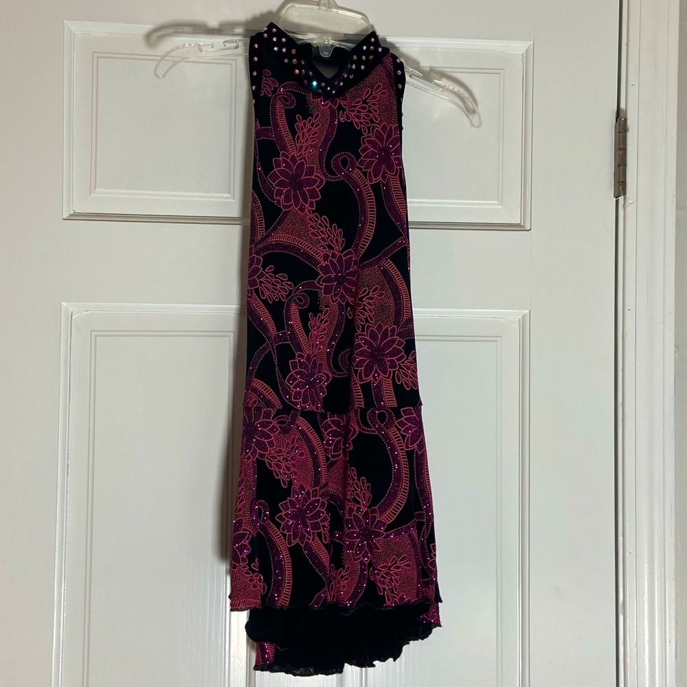 Child large figure skating dress